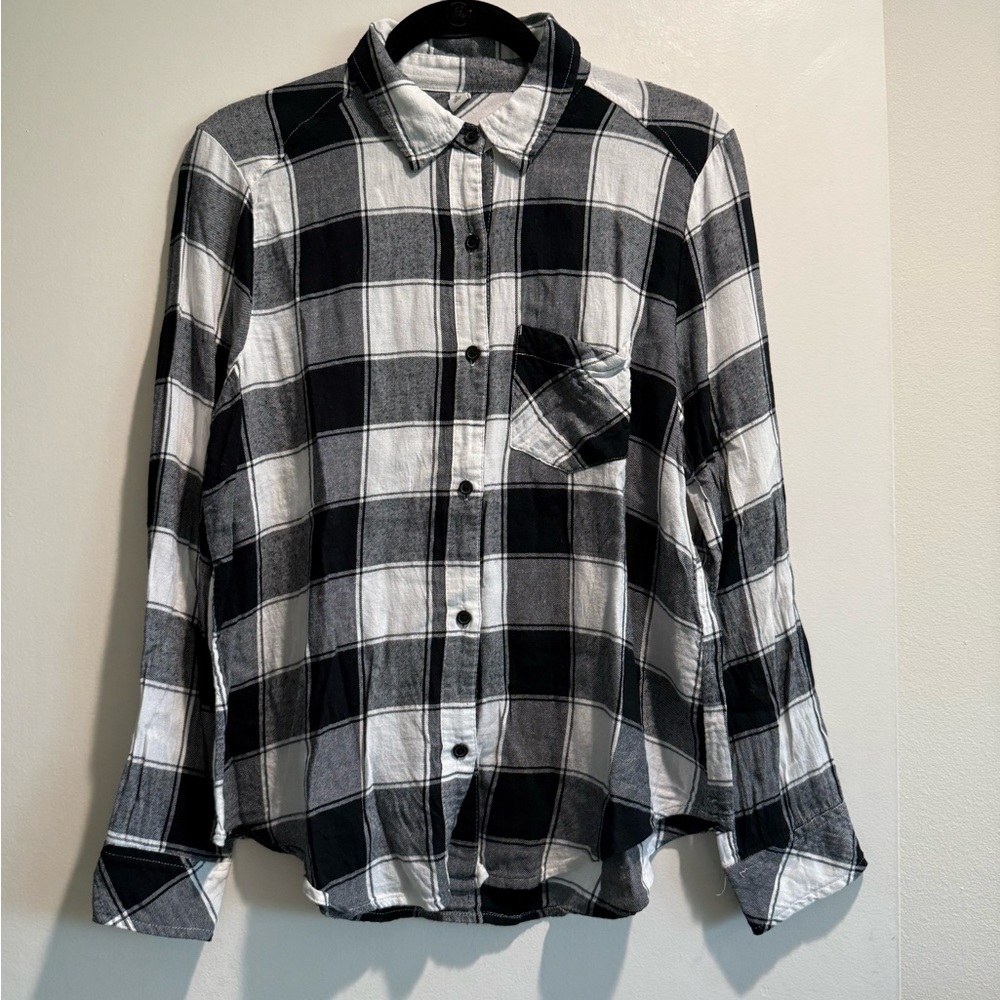 BP Black and White Plaid Shirt